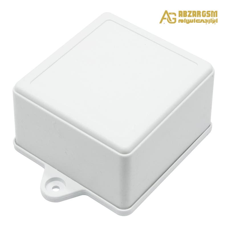 جعبه برد پلاستیکی سفید پیچ خور مدل BMW-B سایز 75x70x45mm