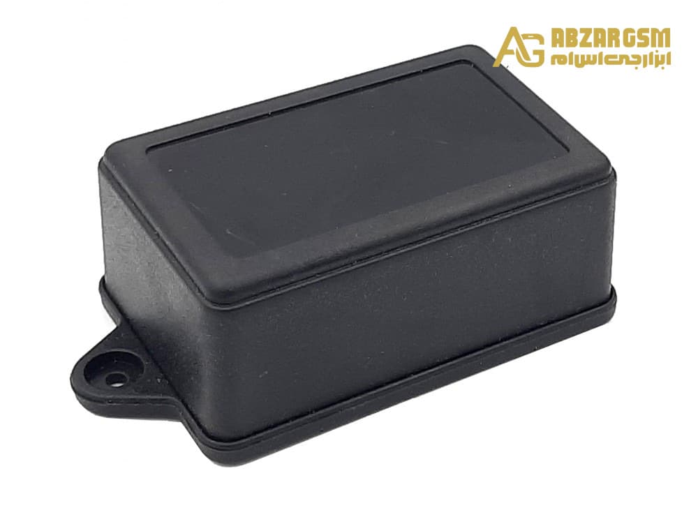 جعبه برد پلاستیکی مشکی پیچ خور مدل BMW-B سایز 80x50x35mm
