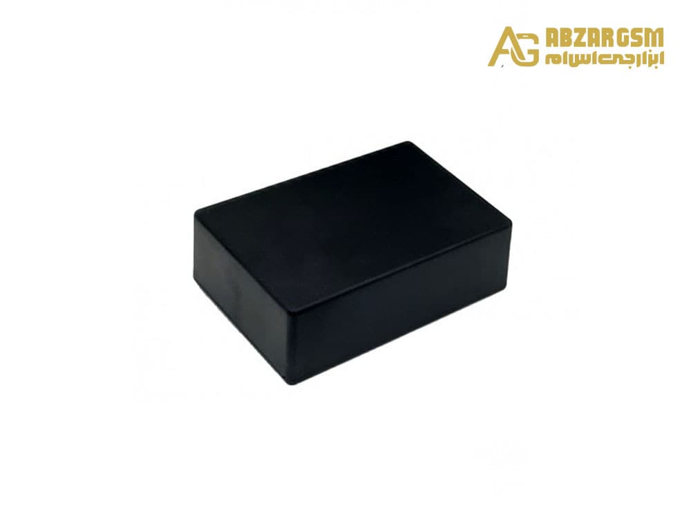 جعبه برد پلاستیکی مشکی مدل BMD-A سایز 121x81x40mm