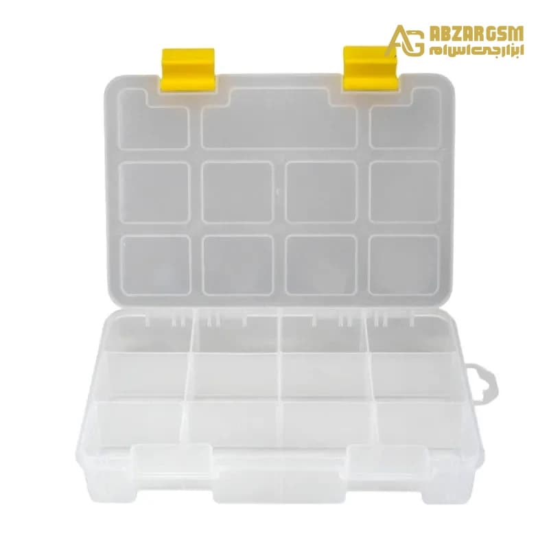 جعبه ابزار اورگانایزر پلاستیکی 11 خانه سایز 20x13x3cm — تصویر ۳