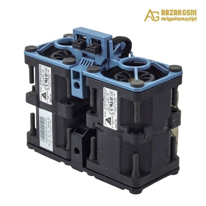 جت فن دوبل 12V-1.82A قاب دار دوتایی سایز 4x4x5.6cm مارک DELTA ELECTRONICS مدل GFB0412EHS