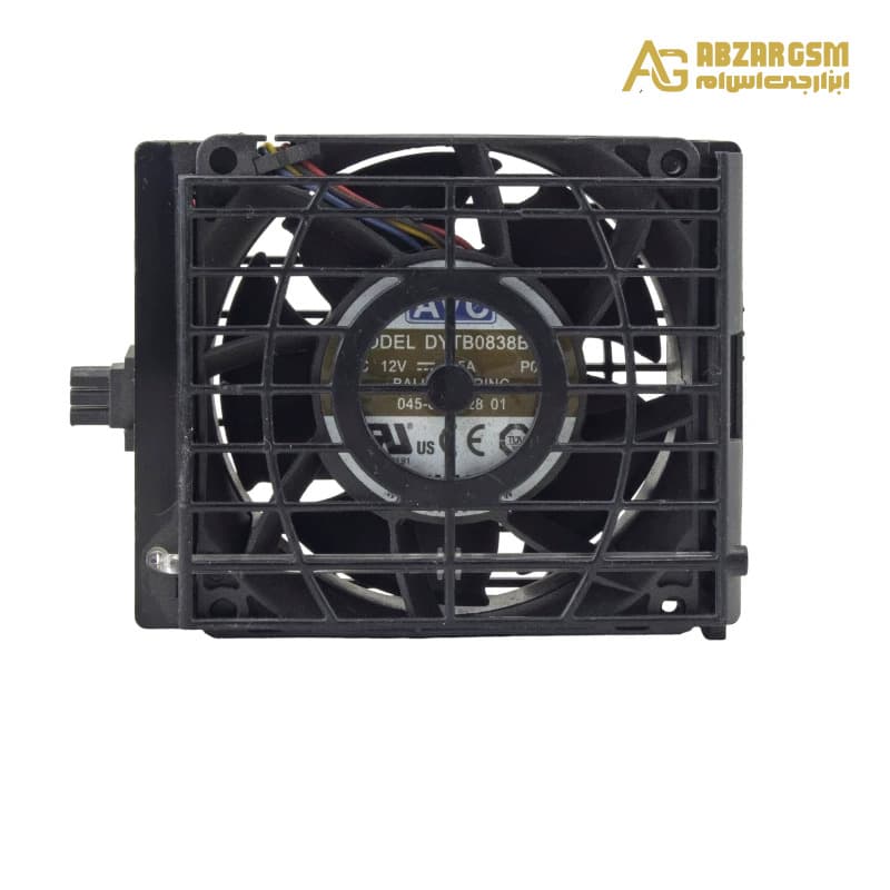 جت فن بلبرینگی 12V-4.5A قاب دار سایز 8x8x3.8cm مارک AVC مدل DYTB0838B2G — تصویر ۲