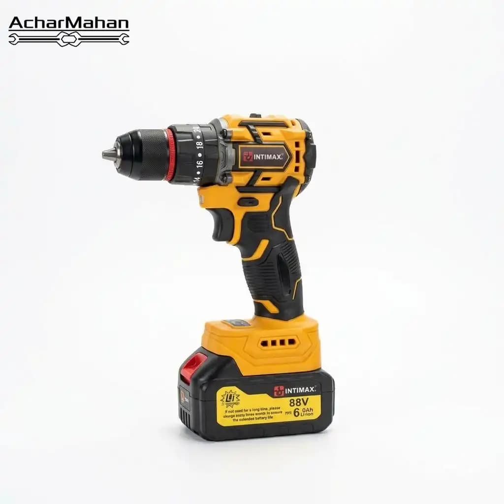 دریل شارژی براشلس چکشی 88 ولت طرح دیوالت اینتیمکس مدل cordlles drill — تصویر ۲