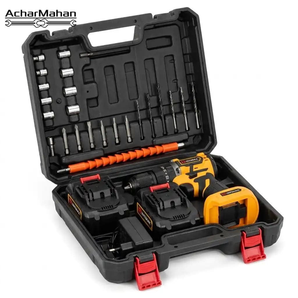 دریل شارژی براشلس چکشی 88 ولت طرح دیوالت اینتیمکس مدل cordlles drill