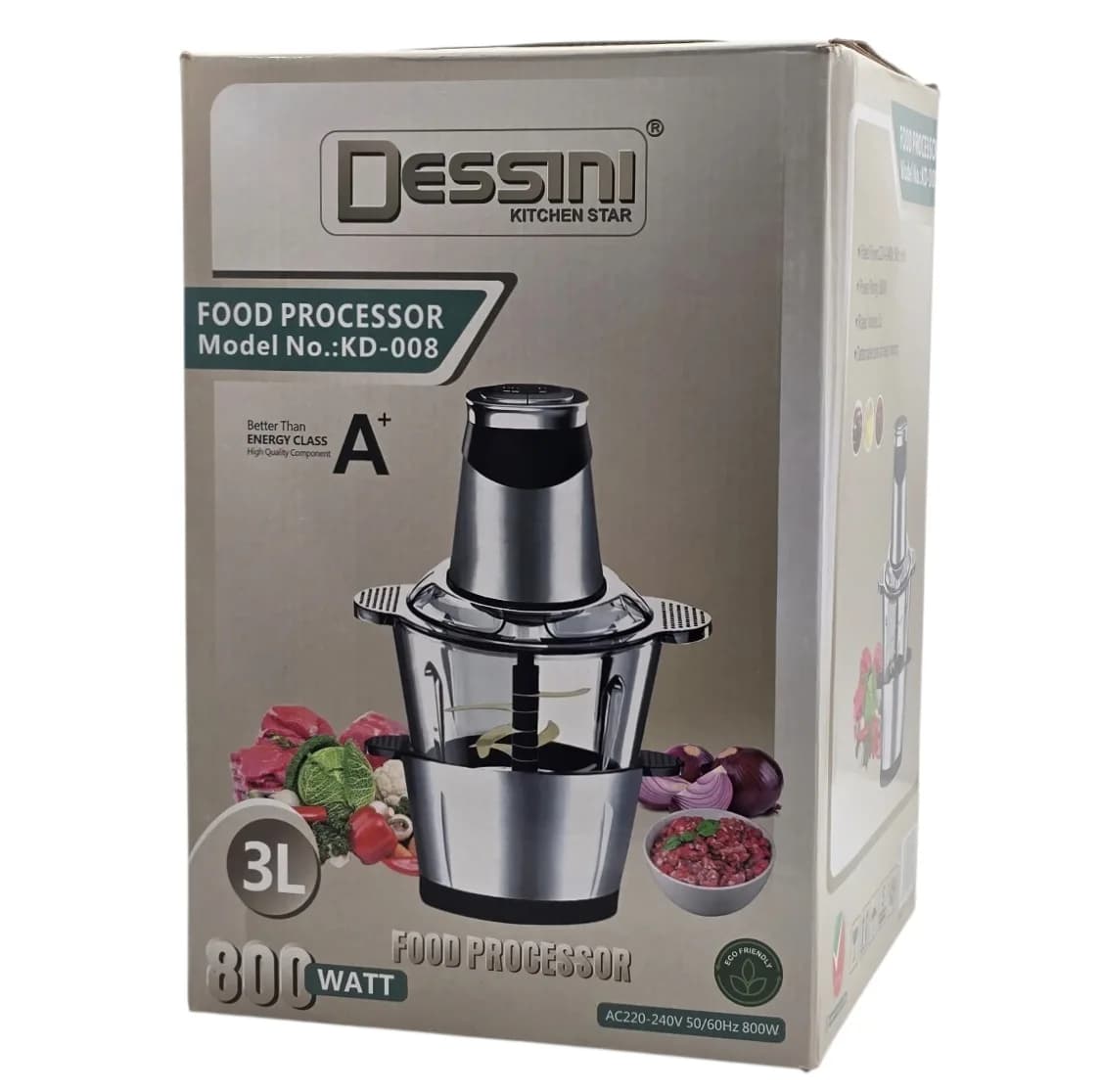خردکن 3 لیتری دسینی مدل KD-008 — تصویر ۵