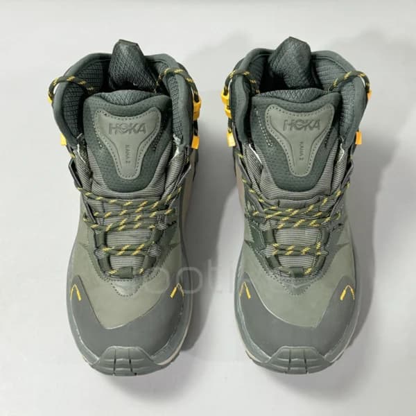 کفش کوهنوردی هوکا گورتکس سبز زیتونی / زرد Hoka Kaha 2 High GTX — تصویر ۲