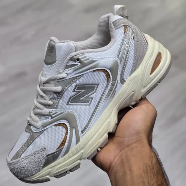 کفش نیوبالانس 530 سفید خاکی New Balance MR530HX — تصویر ۲