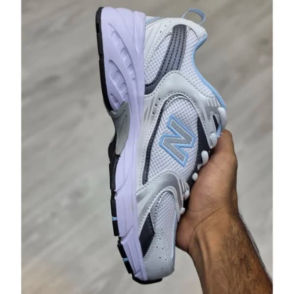 کفش نیوبالانس 530 سفید سیلور آبی New Balance MR530RA — تصویر ۴