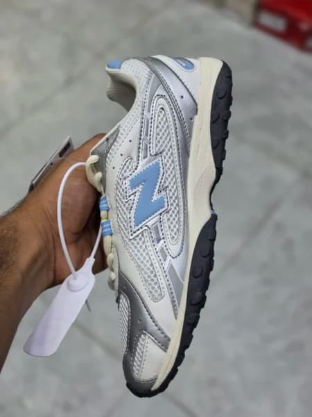 نیوبالانس 204 ال سیلور سفید آبی New Balance 204L U204LSWC — تصویر ۴