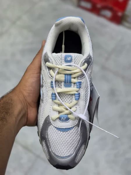 نیوبالانس 204 ال سیلور سفید آبی New Balance 204L U204LSWC — تصویر ۳