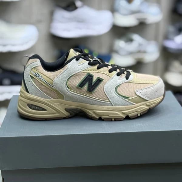 کفش نیوبالانس 530 کرم بژ مشکی New Balance MR530SND — تصویر ۲