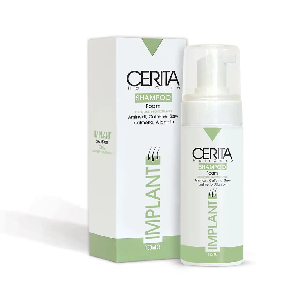 شامپو فوم سریتا مناسب موهای کاشته شده حجم 150ml