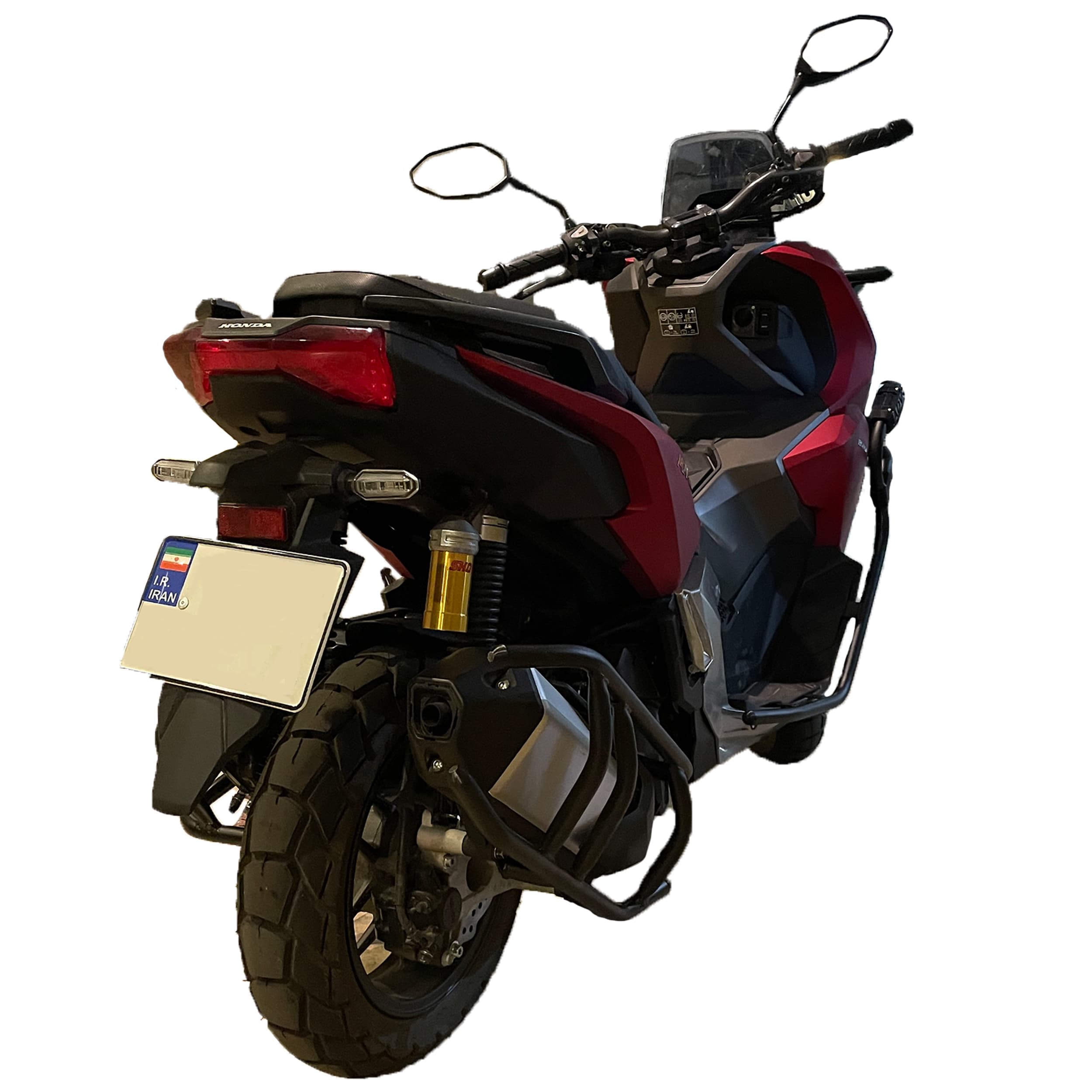 گارد اگزوز موتور سیکلت مدل 160 مناسب برای هندا ADV160 — تصویر ۳