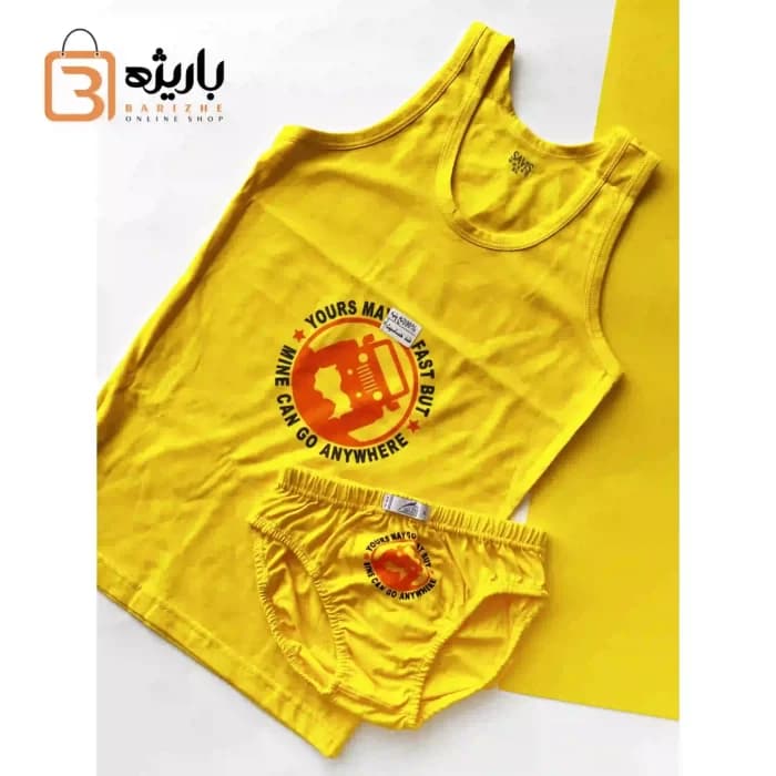 ست پسرانه رکابی و شورت اسلیپ Jeep (5 تا 14سال)