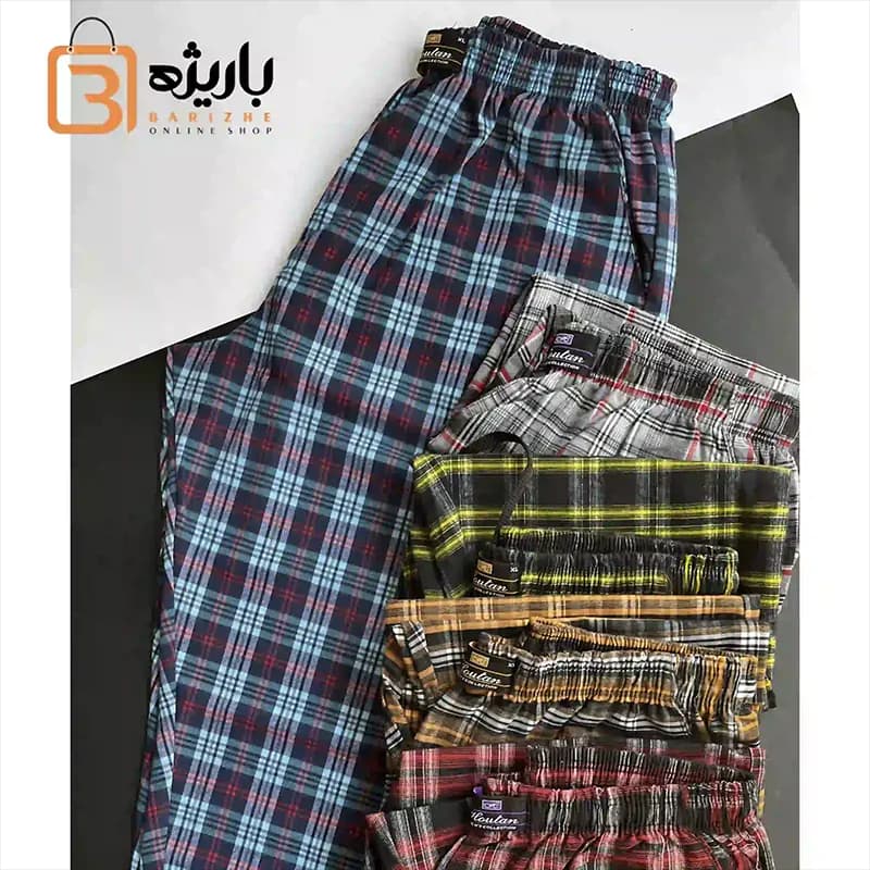 شلوارک چهار خانه مردانه هوتن — تصویر ۲