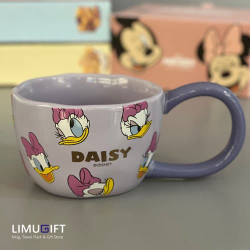 ماگ دیزنی دیزی داک (Daisy duck) سرامیکی فانتزیِ بنفش – کد 0326