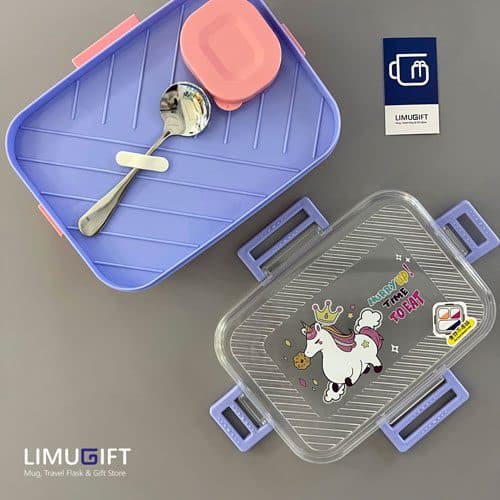 لانچ باکس داخل استیل کودک برند Laxson کد 0252 — تصویر ۵