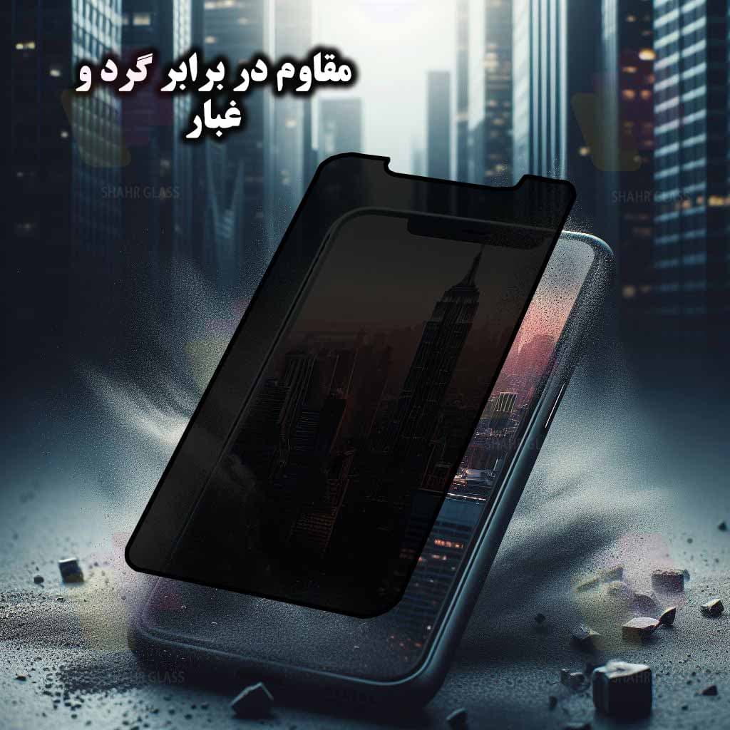 محافظ صفحه نمایش حریم شخصی شهر گلس مدل FULLPRIV مناسب برای گوشی موبایل شیائومی Redmi Note 11 Pro 5G / Note 11 Pro Plus 5G / Mi 11i / 11i HyperCharge / Poco F3 / Poco F4 / Poco F4 GT / Poco X4 Pro 5G — تصویر ۲