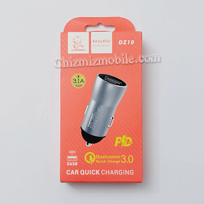 شارژر فندکی دنمن VDENMENV-DZ10 دو پورت
