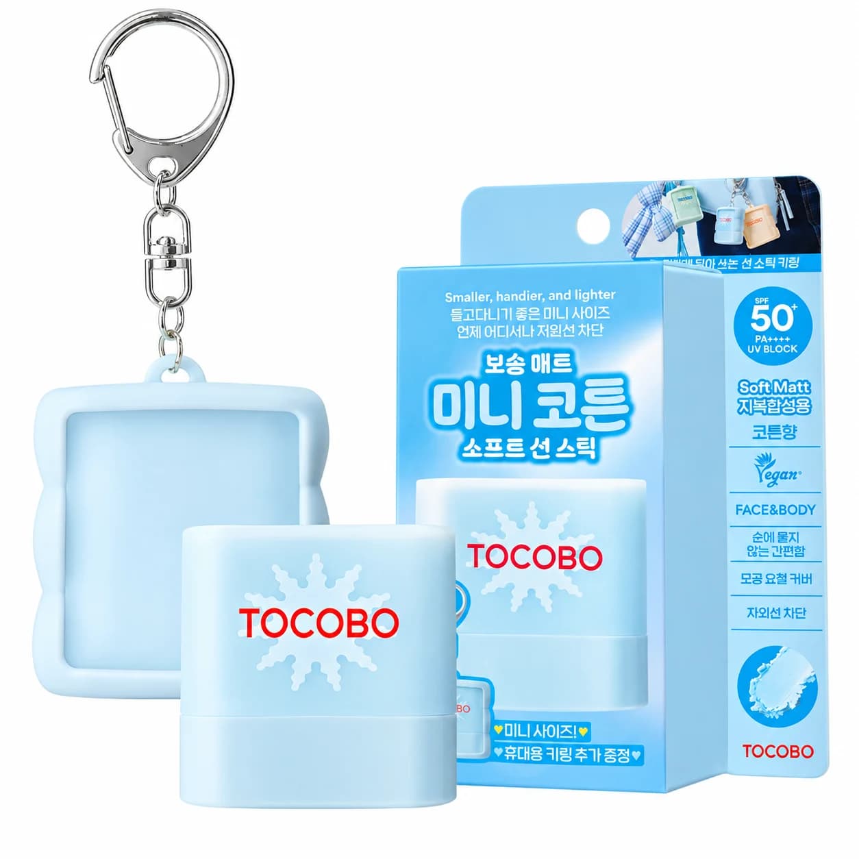 ضدآفتاب استیکی مینی آبی برند TOC مناسب تمدید SPF50+ حجم11 گرم کد 4062