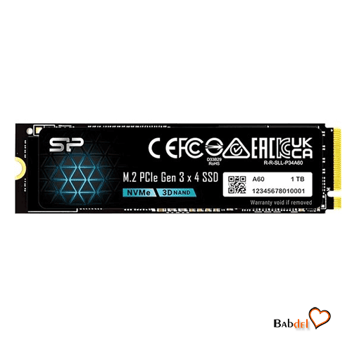 اس اس دی سیلیکون پاور 1ترابایت SSD 1TB M.2 SILICON POWER P34A60