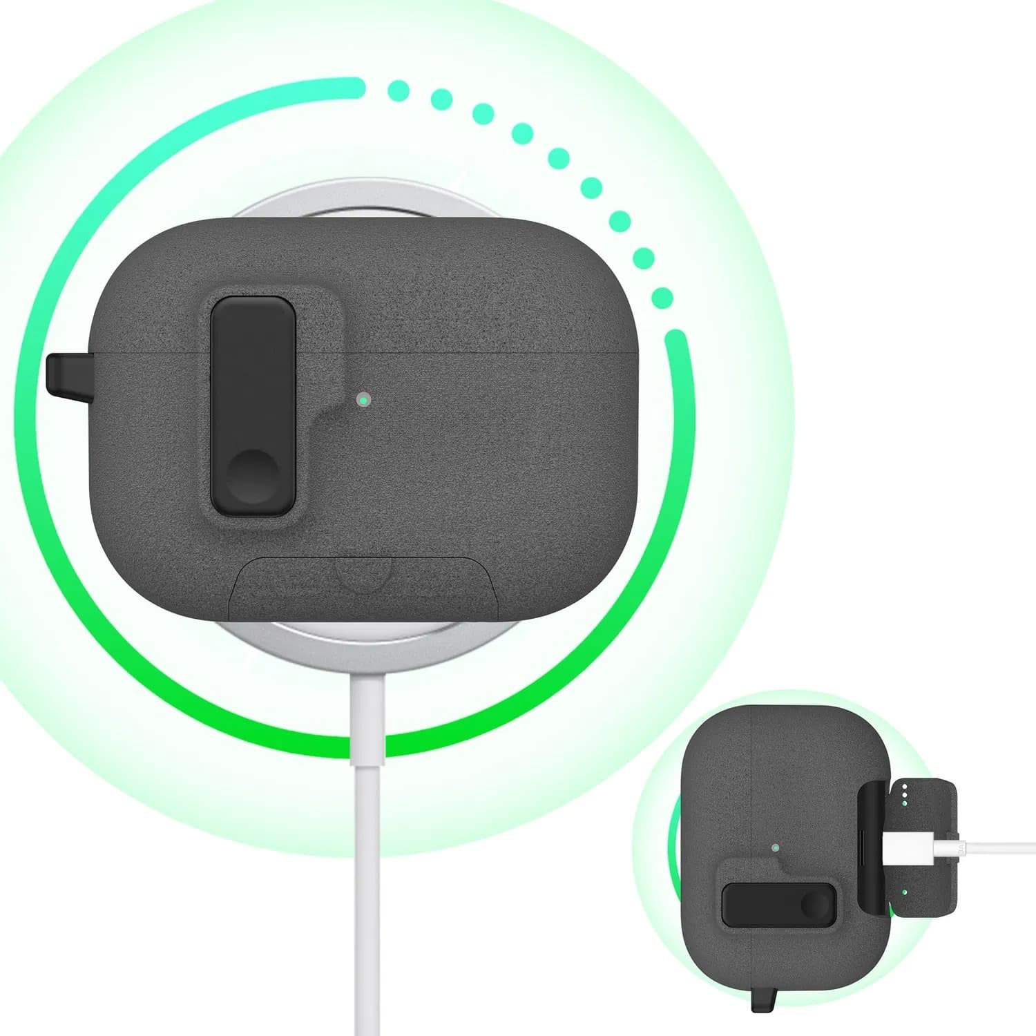 کاور مدل LUX-VRSAPPleP3 مناسب برای کیس اپل Airpods Pro 3 — تصویر ۶
