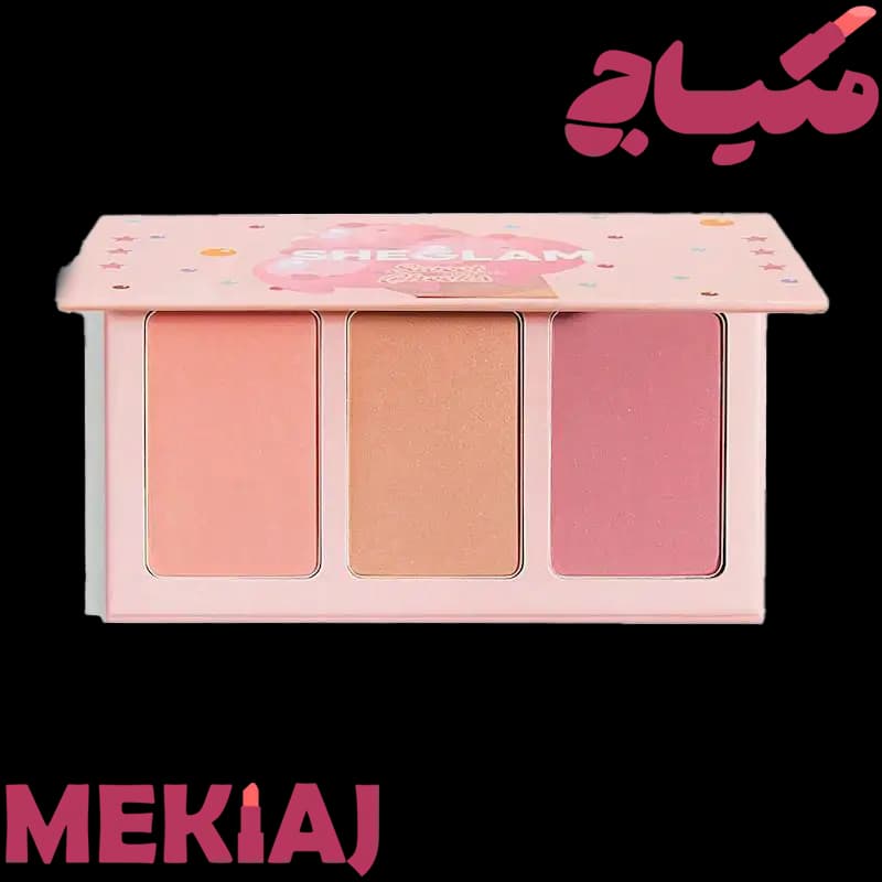 پالت رژگونه سهتایی شیگلم Sweet Cheeks