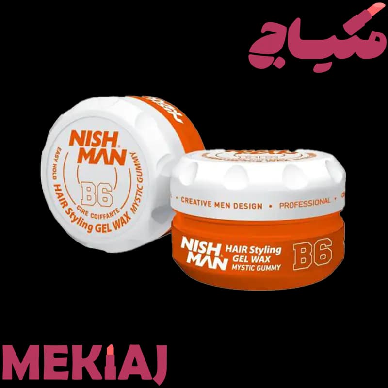 واکس مو نیش من مدل B6 – ژل واکس میستیک گامی با نگهدارندگی قوی و ظاهر تازه