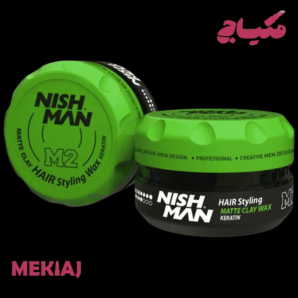 واکس حالت دهنده مو سری M مات M2 نیش من | NishMan