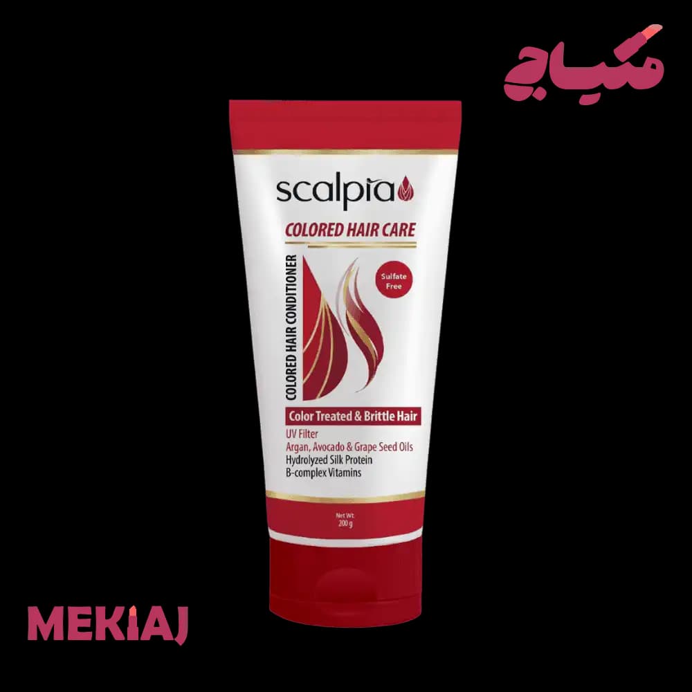 نرم کننده موهای رنگ و دکلره شدهی آسیب دیده اسکالپیا | Scalpia