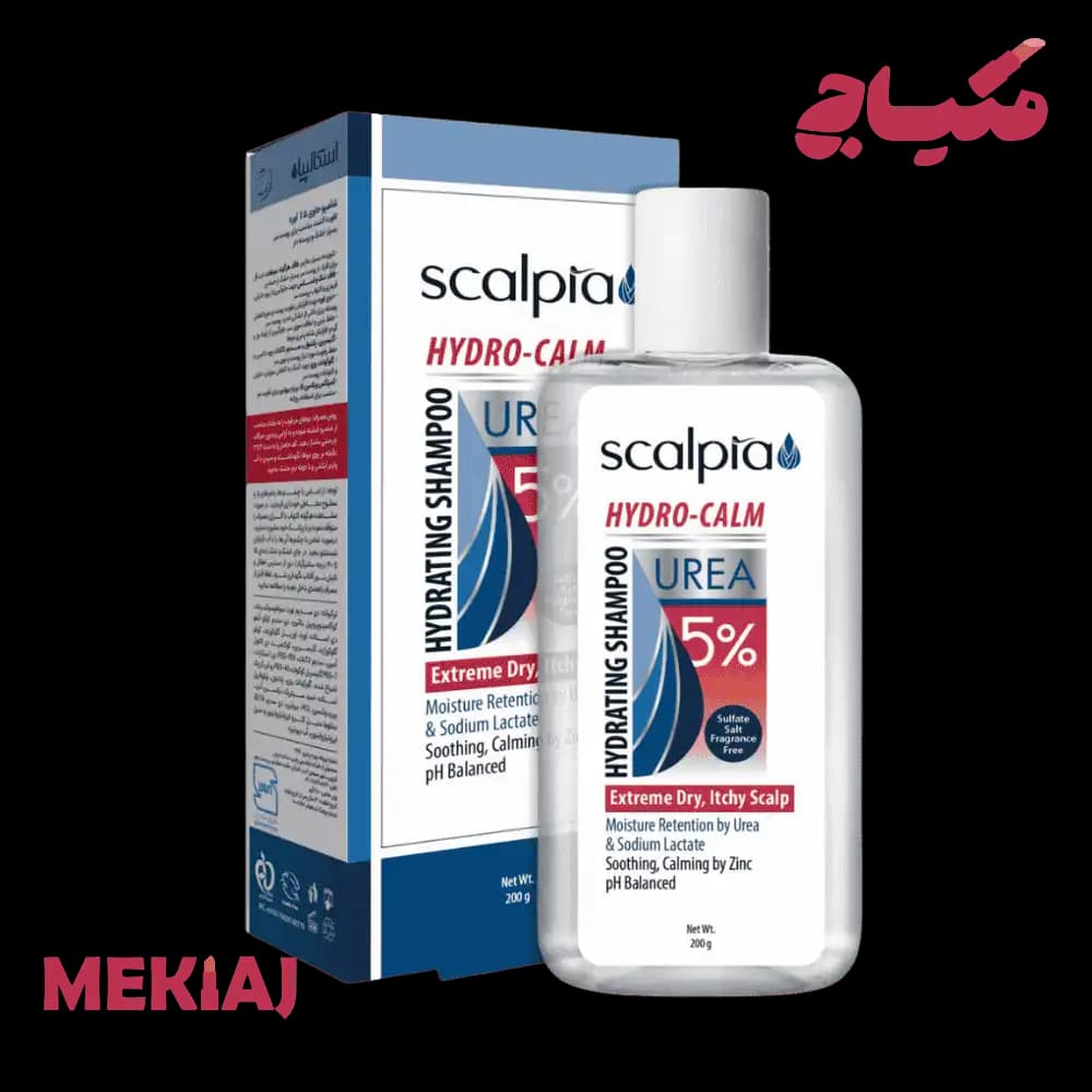 شامپو 5% اوره مناسب پوست سر بسیار خشک و حساس اسکالپیا | Scalpia
