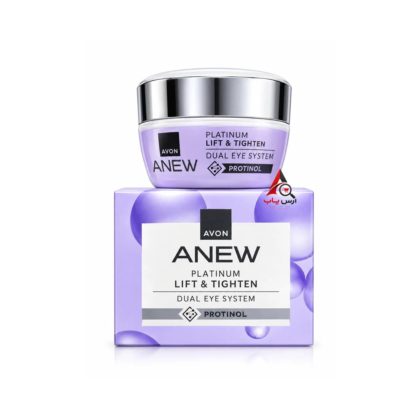 کرم دور چشم پلاتینیوم آون Avon برای لیفت و جلوگیری از افتادگی دور چشم Lift & Tighten حجم 20 میل
