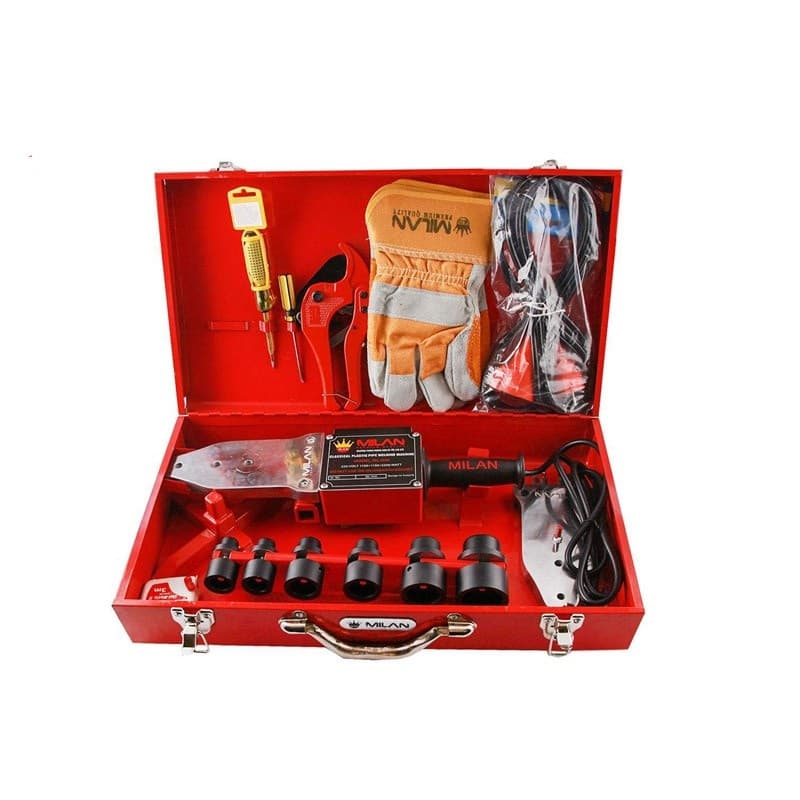 اتو لوله میلان مدل ML-8240 المنت اضافه و 6 عدد پارچهو جعبه فلزی کامل — تصویر ۲