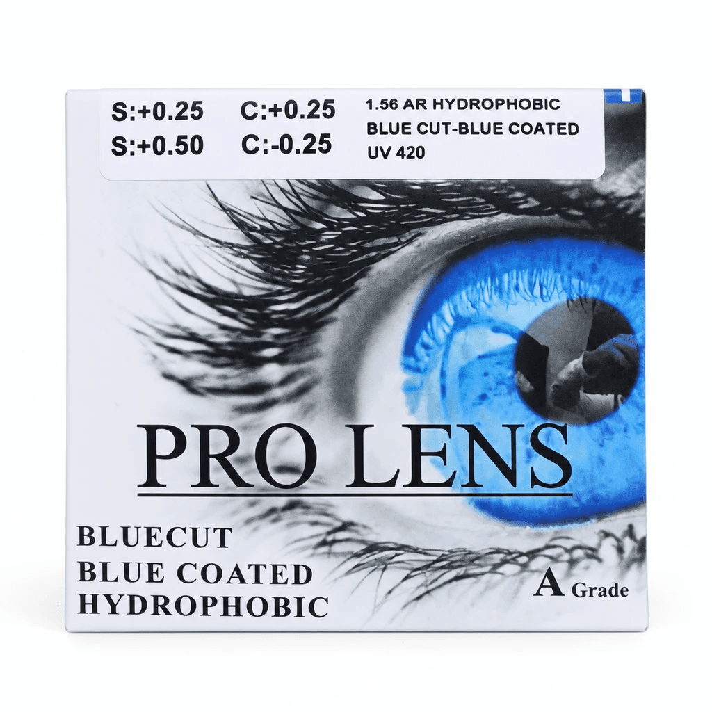 عدسی عینک پرو لنز (Pro Lens) مدل ۱.۵۶ بلوکات – آنتی‌رفلکس و آب‌گریز — تصویر ۲
