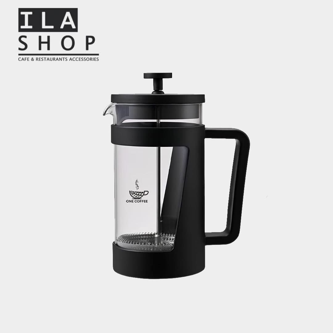 فرنچ پرس مشکی 350 میلی‌ لیتری وان کافی کد BV095-350 یک عددی ایلا