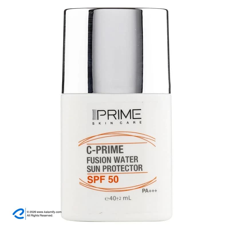 پرایم فلوئید ضدآفتاب بیرنگ SPF50 مناسب انواع پوست 40 میلیلیتر — تصویر ۳