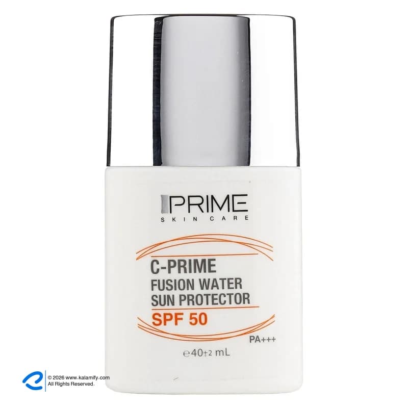 پرایم فلوئید ضدآفتاب بیرنگ SPF50 مناسب انواع پوست 40 میلیلیتر