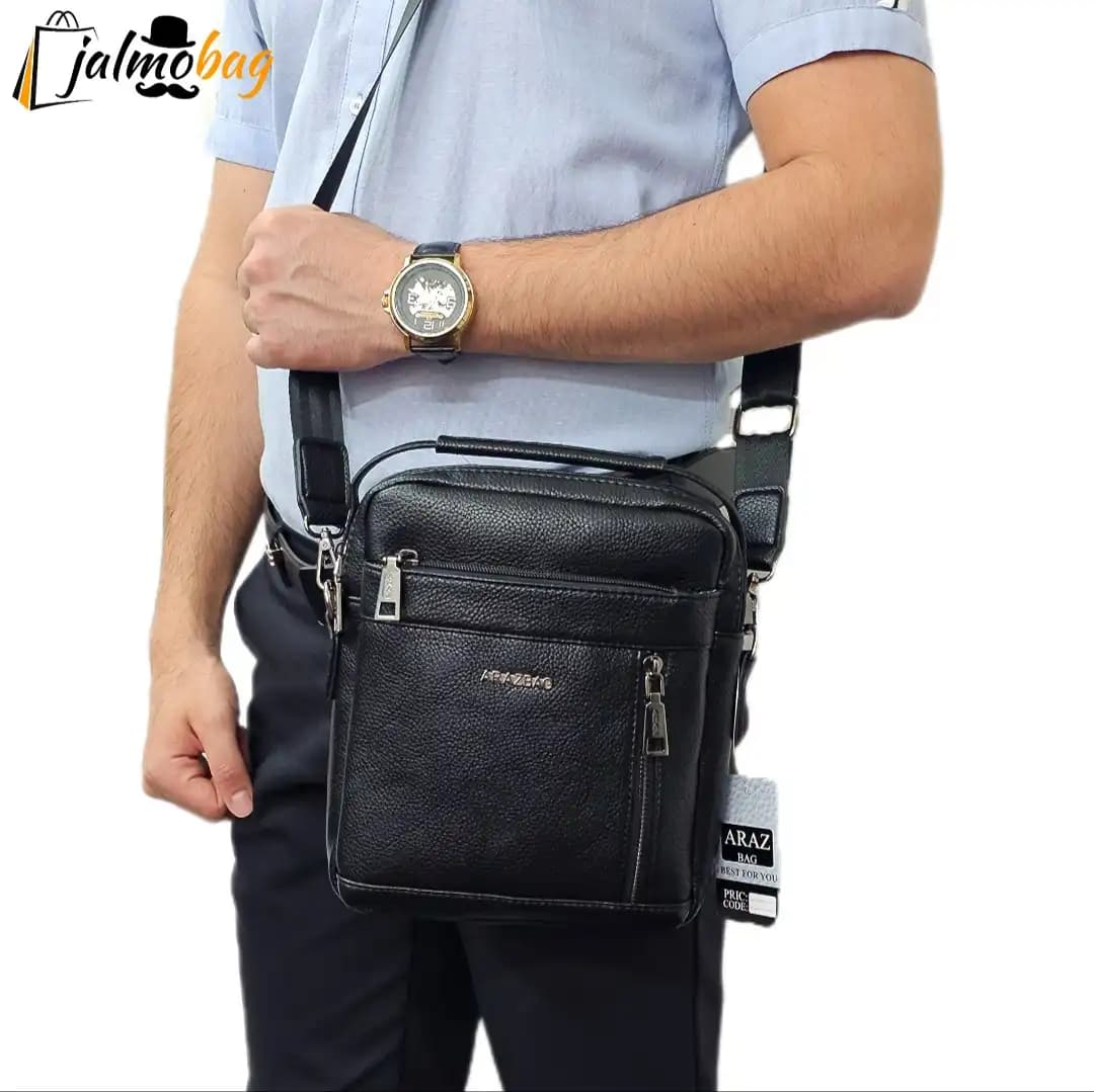 کیف دستی دوشی چرم خارجی کد 2086
