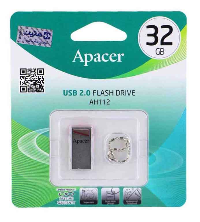 مشخصات, قیمت و خرید فلش مموری APACER مدل AH112 ظرفیت 32گیگابایت | سیپاس