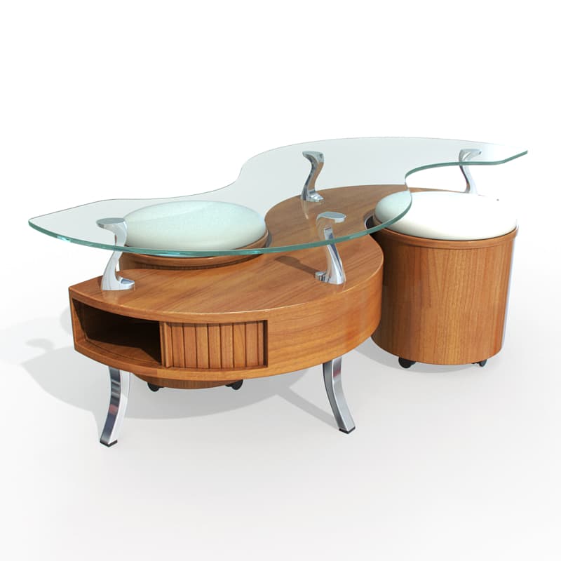 دانلود آبجکت میز مبل مدل Sofa-table-29