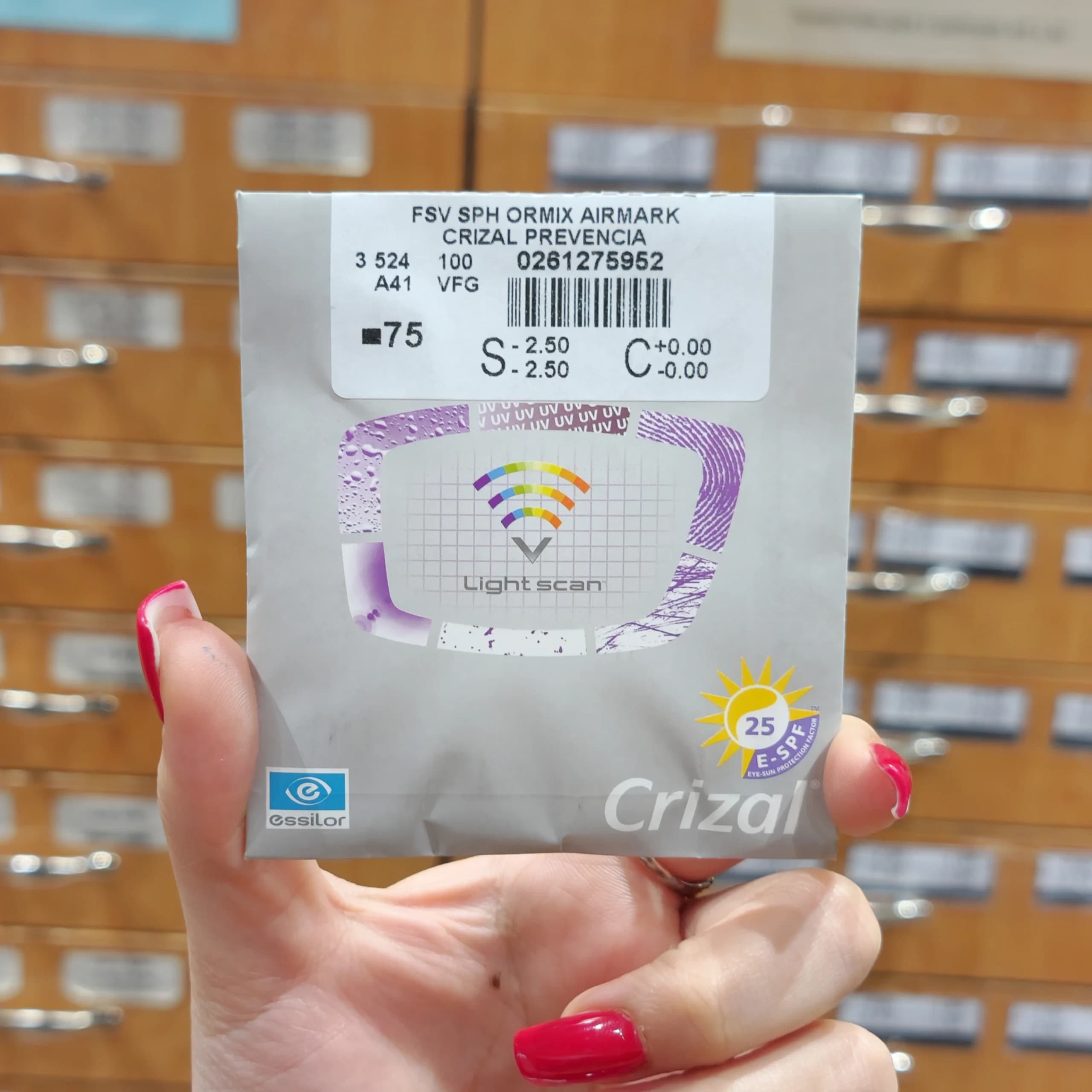 یک جفت عدسی کریزال پریونسیا نیمه فشرده 1.60 — تصویر ۲