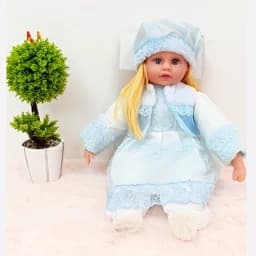 عروسک طرح سرامیک 18 اینج 40 سانتی موزیکال مو کاشت شده — تصویر ۶