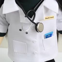 عروسک روسی پزشک، دکتر، پرستار، ماما، فیزیوتراپ، 36 سانتی — تصویر ۵
