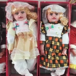عروسک تپل سایز 61 سانت جعبه دار بزرگترین باربی قدی عروسک موزیکال دختر — تصویر ۵