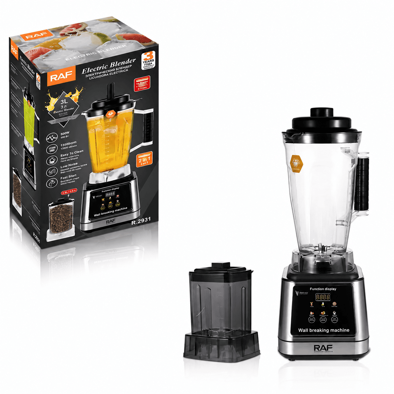 مخلوطکن و آسیاب برقی راف مدل R.2931