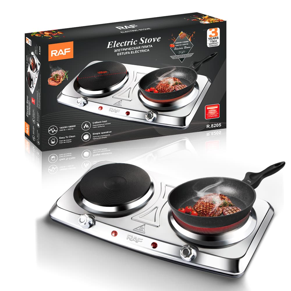 اجاق برقی دو شعله راف مدل R.8205 — تصویر ۶