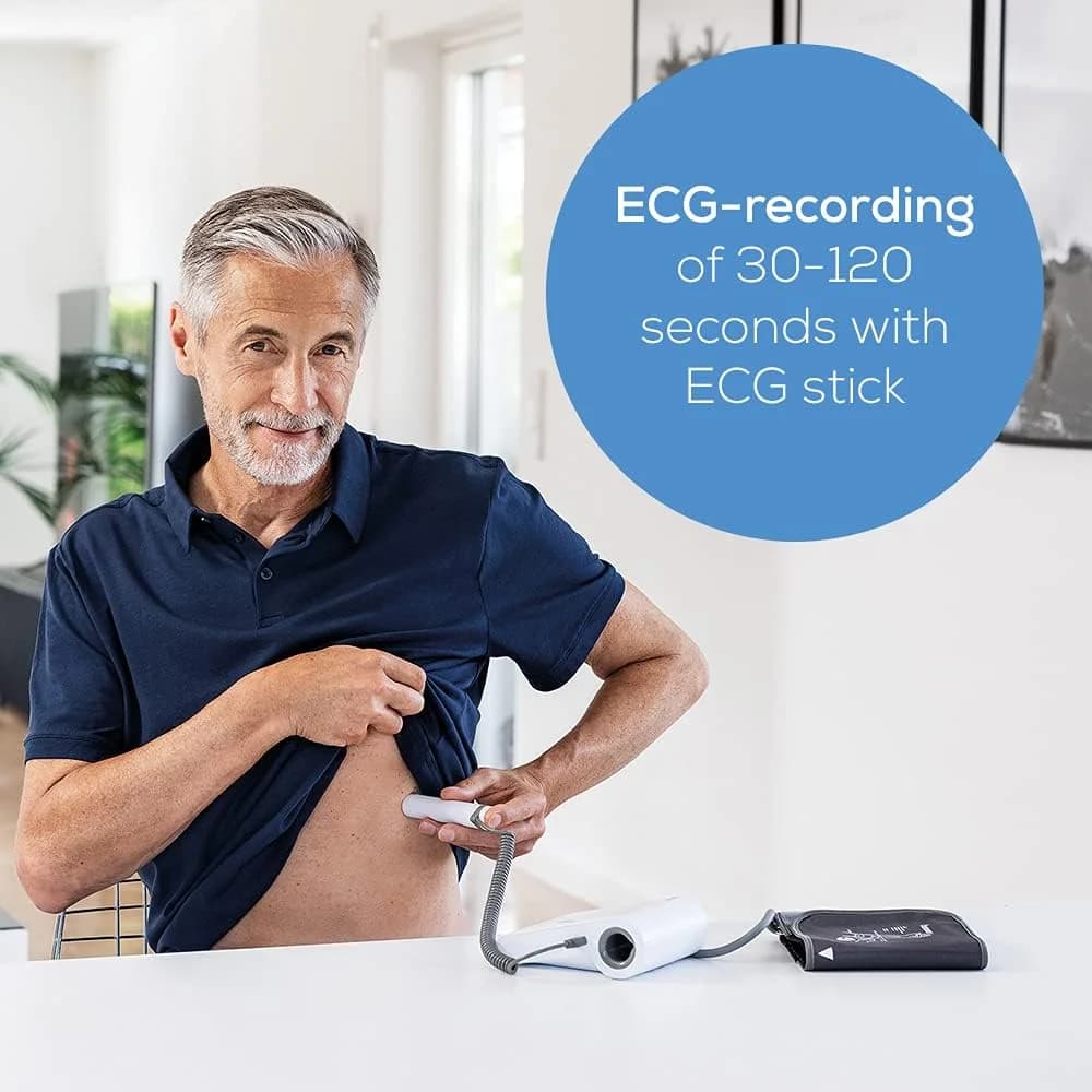 دستگاه فشارسنج و نوار قلب آلمانی Beurer مدل BM 96 Cardio – مانیتورینگ جامع سلامت قلب — تصویر ۴