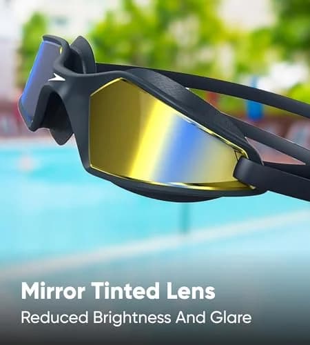 عینک شنا حرفه‌ای Speedo مدل Hydropulse – راحتی فوق‌العاده و دید شفاف (Unisex) — تصویر ۴