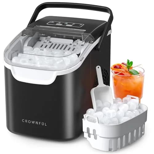 دستگاه یخساز پرتابل و رومیزی کرونفول (CROWNFUL Ice Maker) مدل HZB-12/Q