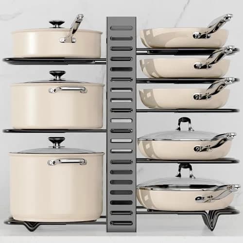 استند و نظمدهنده داخل کابینت قابلمه و تابه ۸ طبقه KASTWAVE